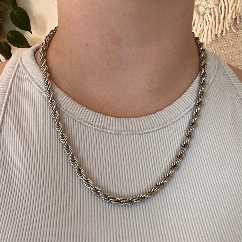 Thick Rope Chain Necklace
